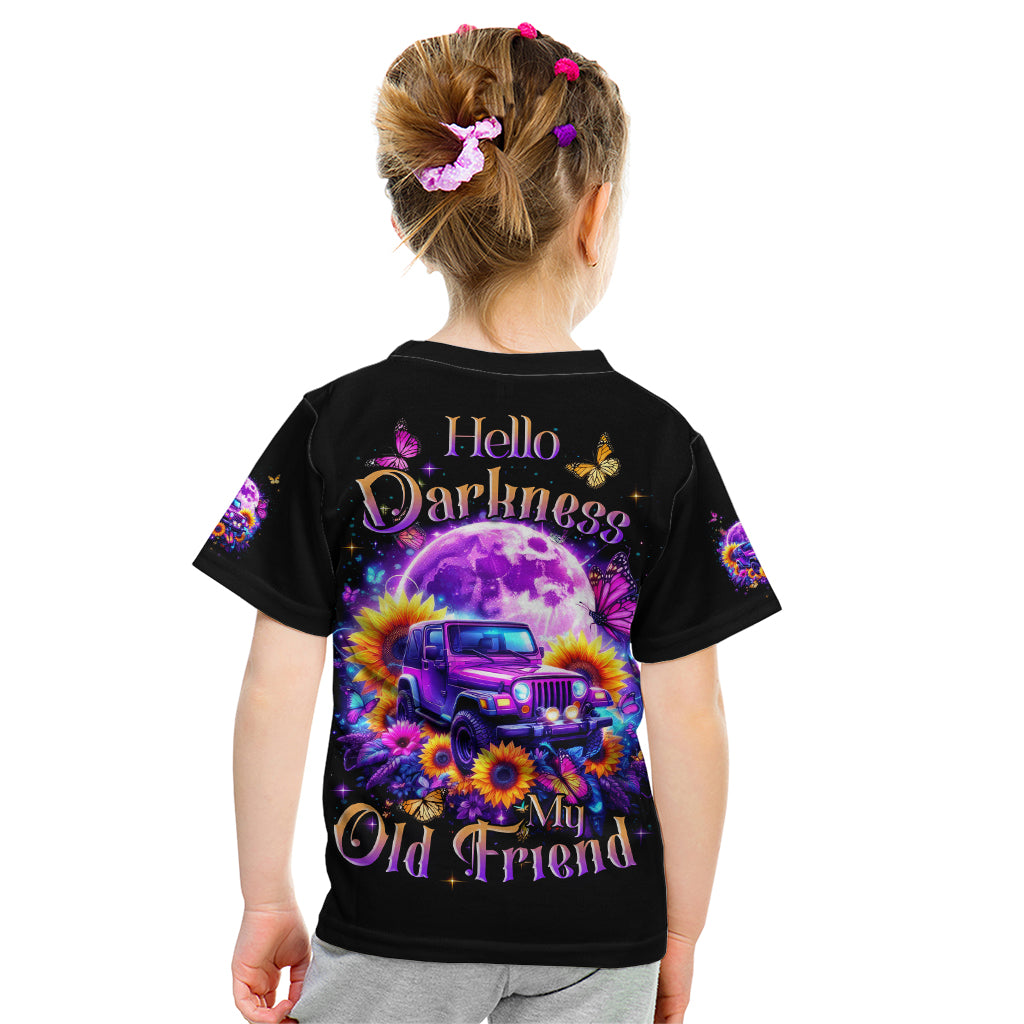 Sunflower Jeep Kid T Shirt Hello Darkness My Old Friend