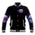 Wings Skll Baseball Jacket I'm A Good Person But Don't Give Me A Reason To Show My Evil