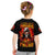 Flame Skull Kid T Shirt Hello Darkness My Old Friend