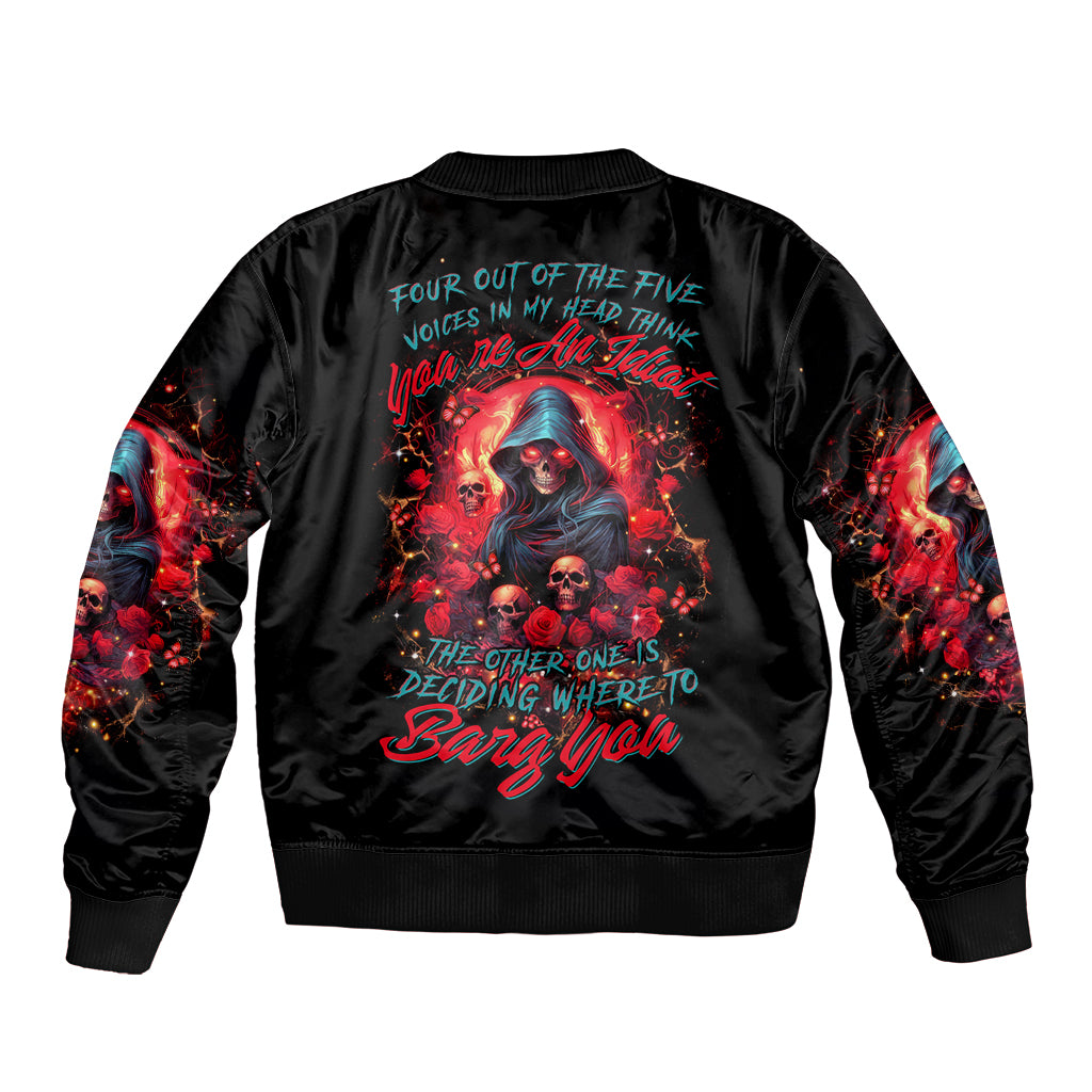 Rose Queen Bomber Jacket Four Out Of The Five Voices In My Head Think You re An Idiot