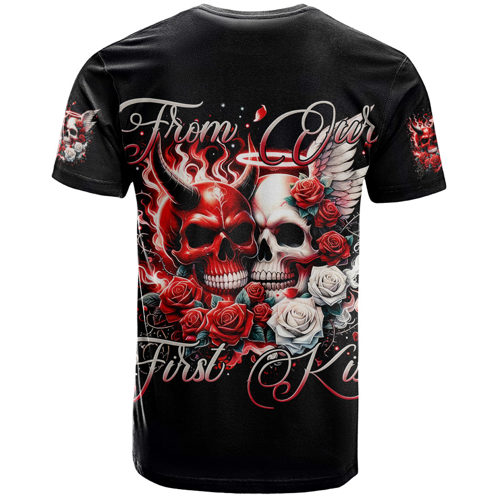 Couple Skull T Shirt From Our First Kiss