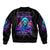 Rose Skull Bomber Jacket Just So We Are Clear I'm Not Afraid Of You