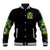 Irish Skull Baseball Jacket The Devil Whispered To Me I'm Coming For You