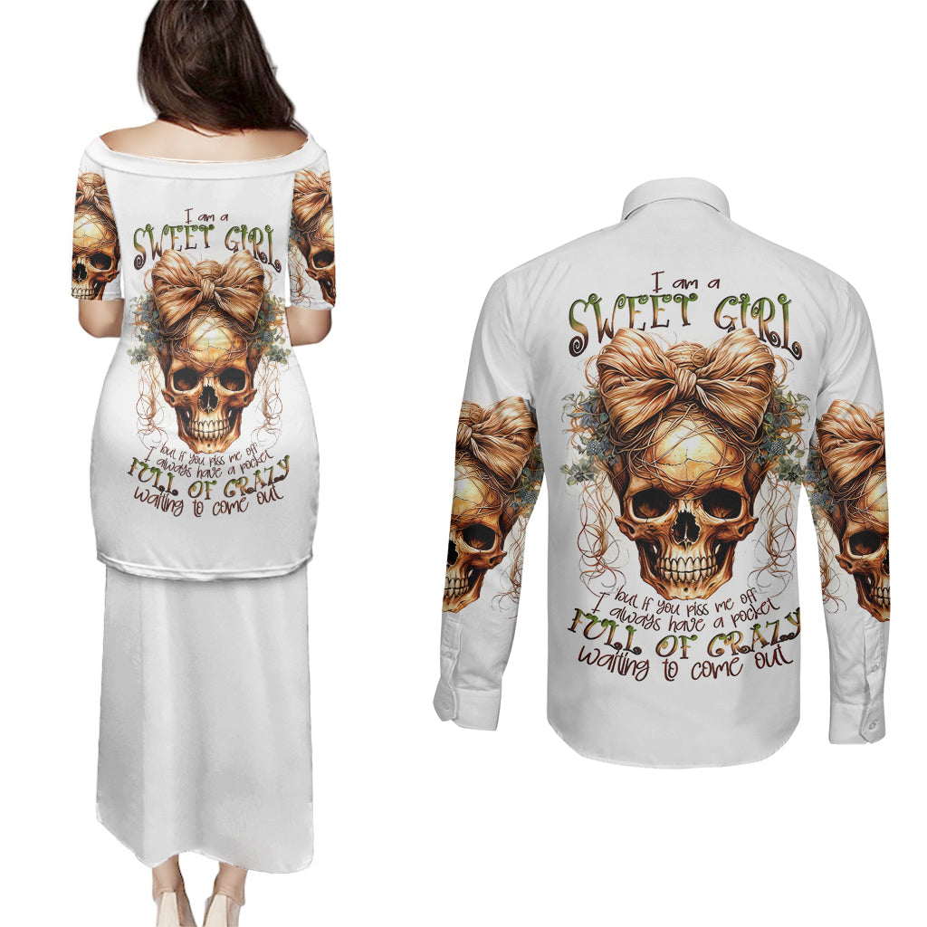 girl-skull-couples-matching-puletasi-dress-and-long-sleeve-button-shirts-i-sweet-girl-full-of-crazy