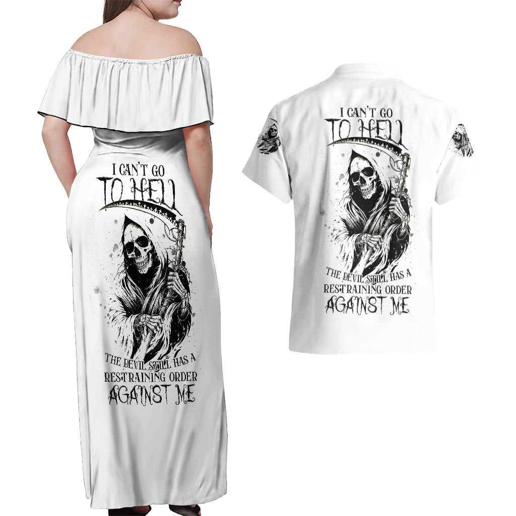 skull-reaper-couples-matching-off-shoulder-maxi-dress-and-hawaiian-shirt-i-cant-go-to-hell-devil-restrainning-order-against-me