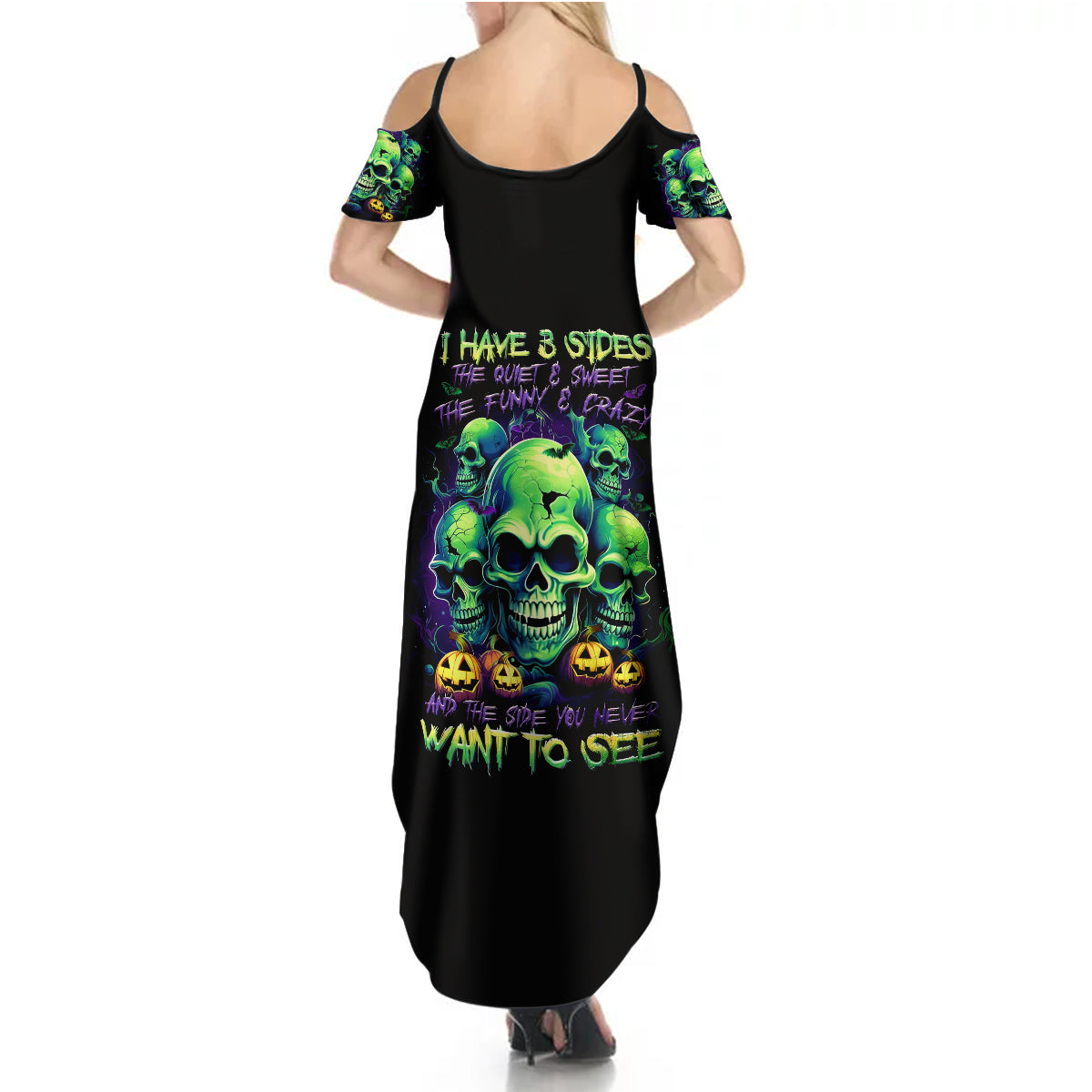 skull-pumpkin-summer-maxi-dress-i-have-three-side-quite-funny-and-side-you-never-want