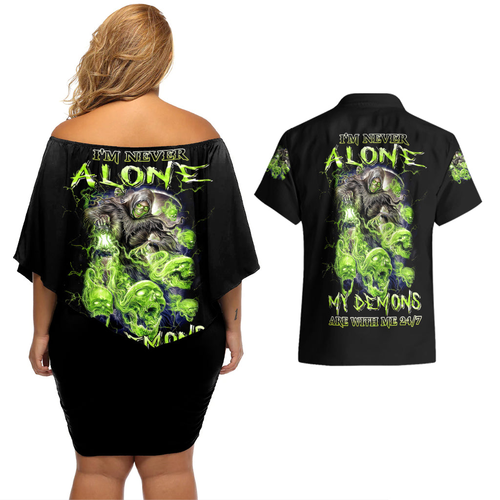 death-skull-couples-matching-off-shoulder-short-dress-and-hawaiian-shirt-i-never-alone-my-demon-with-me-247