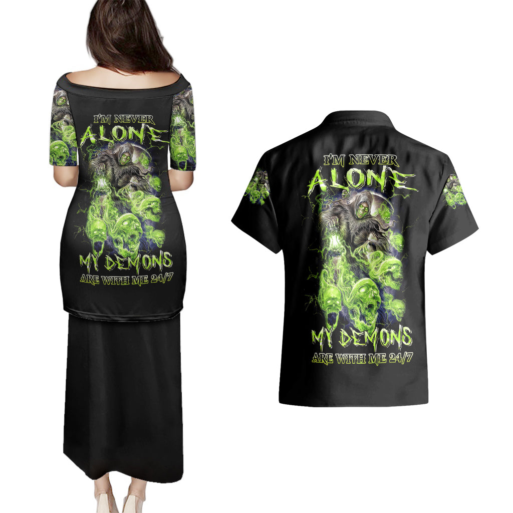 death-skull-couples-matching-puletasi-dress-and-hawaiian-shirt-i-never-alone-my-demon-with-me-247