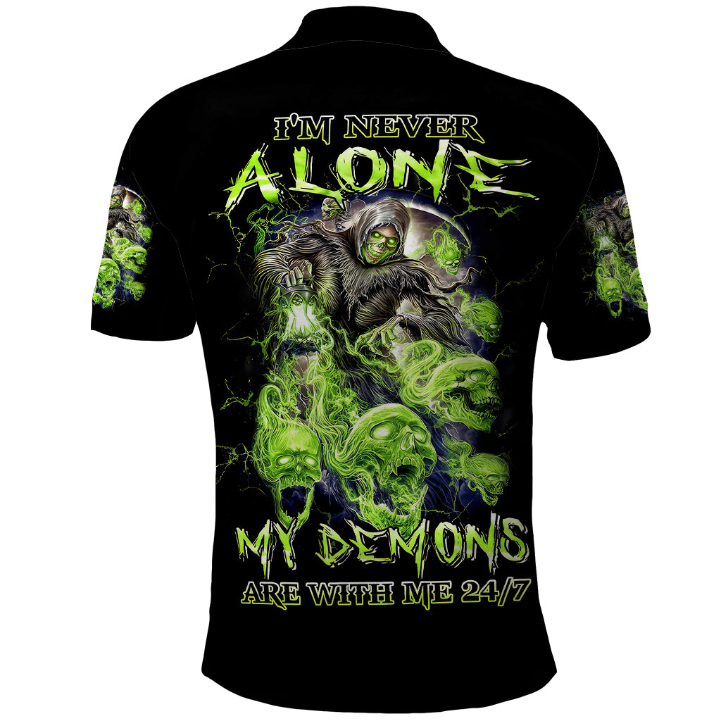 death-skull-polo-shirt-i-never-alone-my-demon-with-me-247