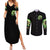 zombie-skull-couples-matching-summer-maxi-dress-and-long-sleeve-button-shirts-i-never-alone-my-demon-with-me-247