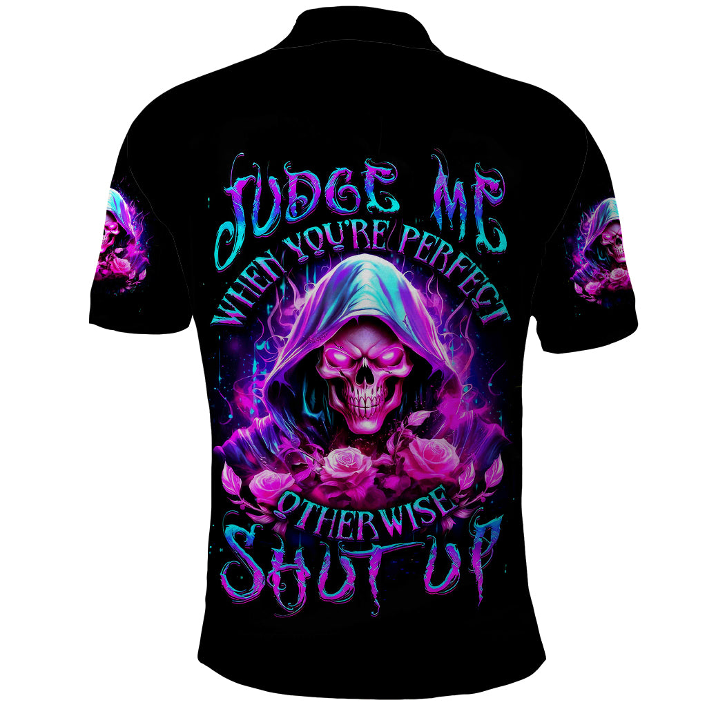 fire-skull-polo-shirt-judge-me-when-youre-perfect-otherwise-shut-up