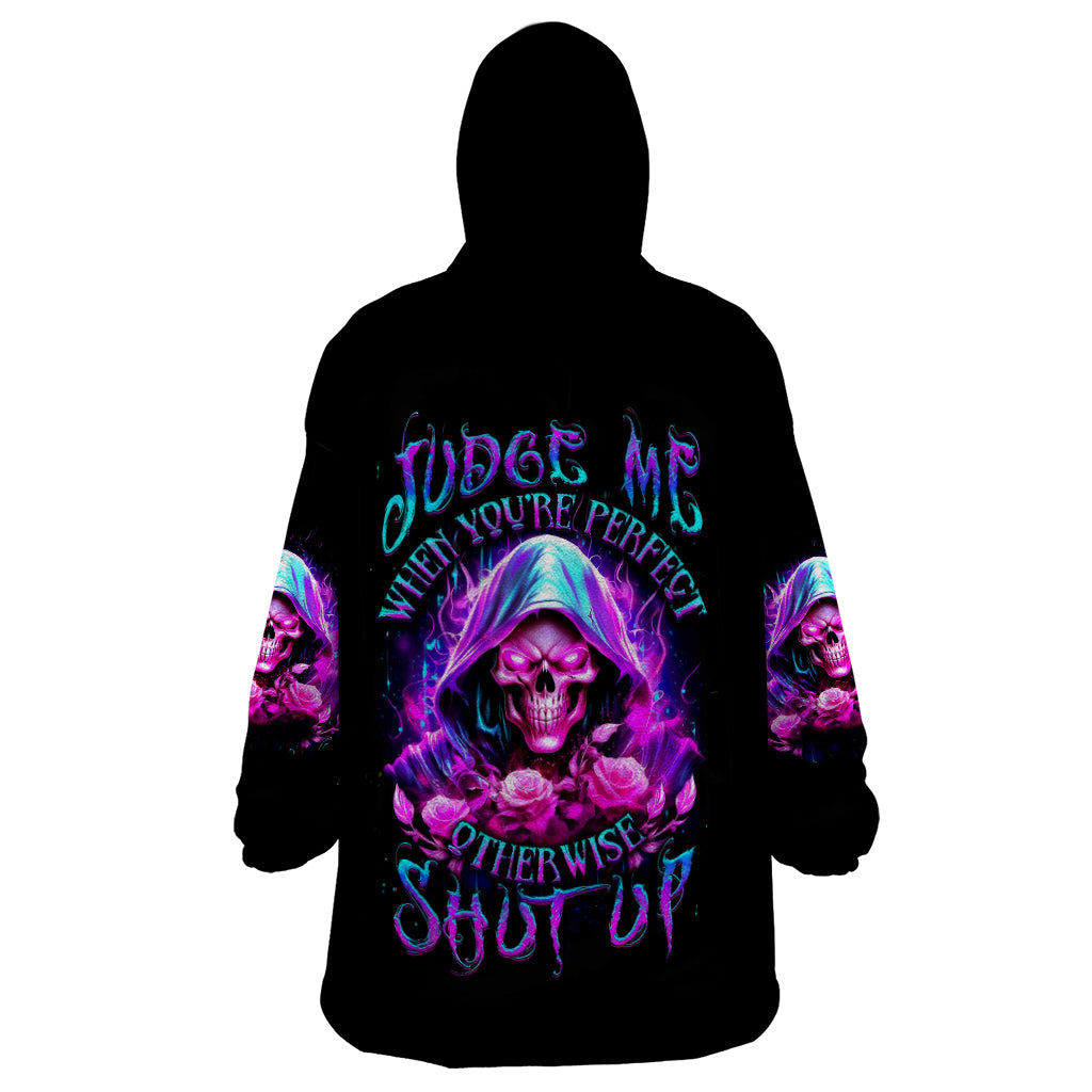 fire-skull-wearable-blanket-hoodie-judge-me-when-youre-perfect-otherwise-shut-up