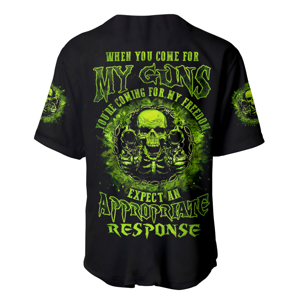 gun-skull-baseball-jersey-when-you-come-for-my-gun-expect-an-appropriate-response