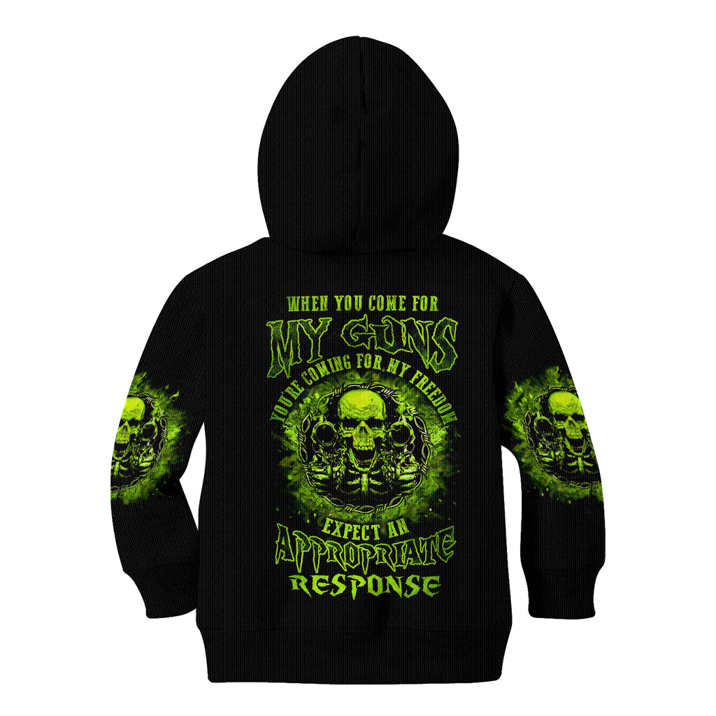 gun-skull-kid-hoodie-when-you-come-for-my-gun-expect-an-appropriate-response