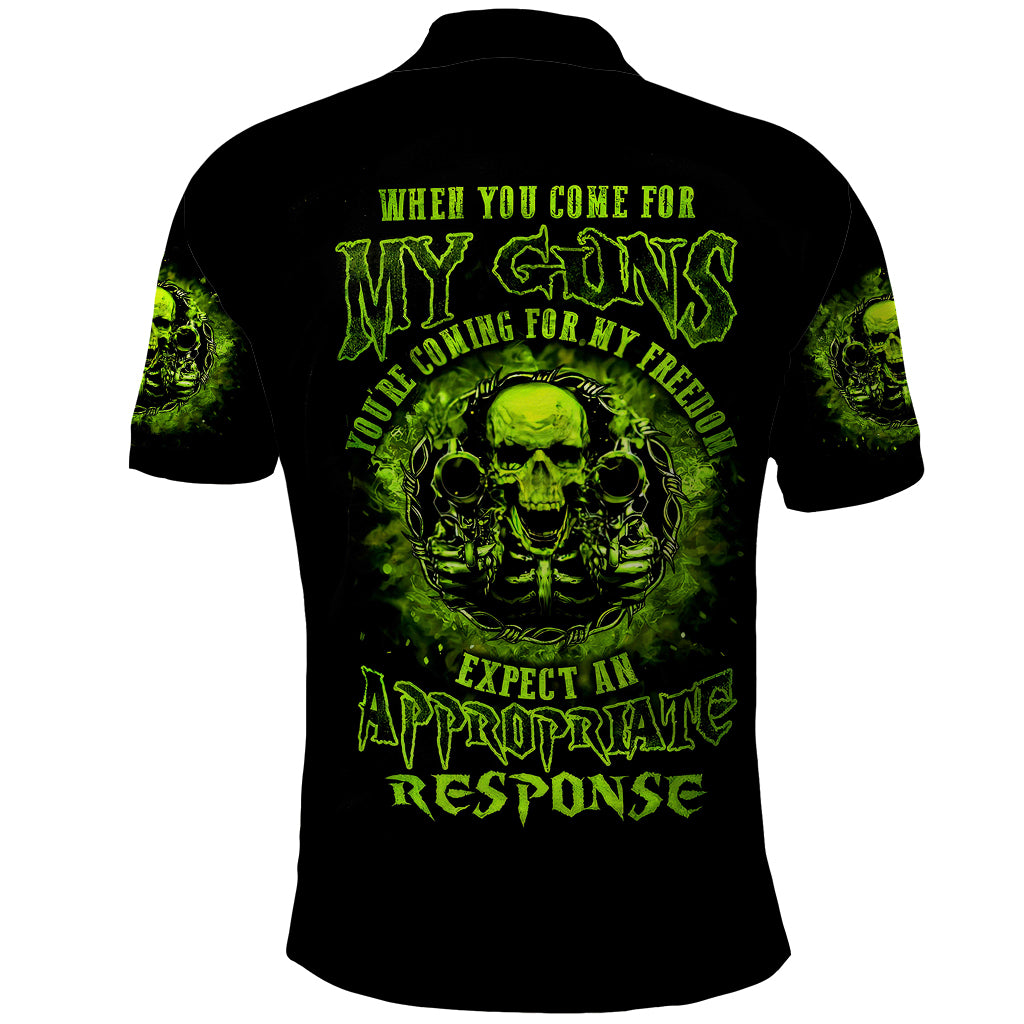 gun-skull-polo-shirt-when-you-come-for-my-gun-expect-an-appropriate-response