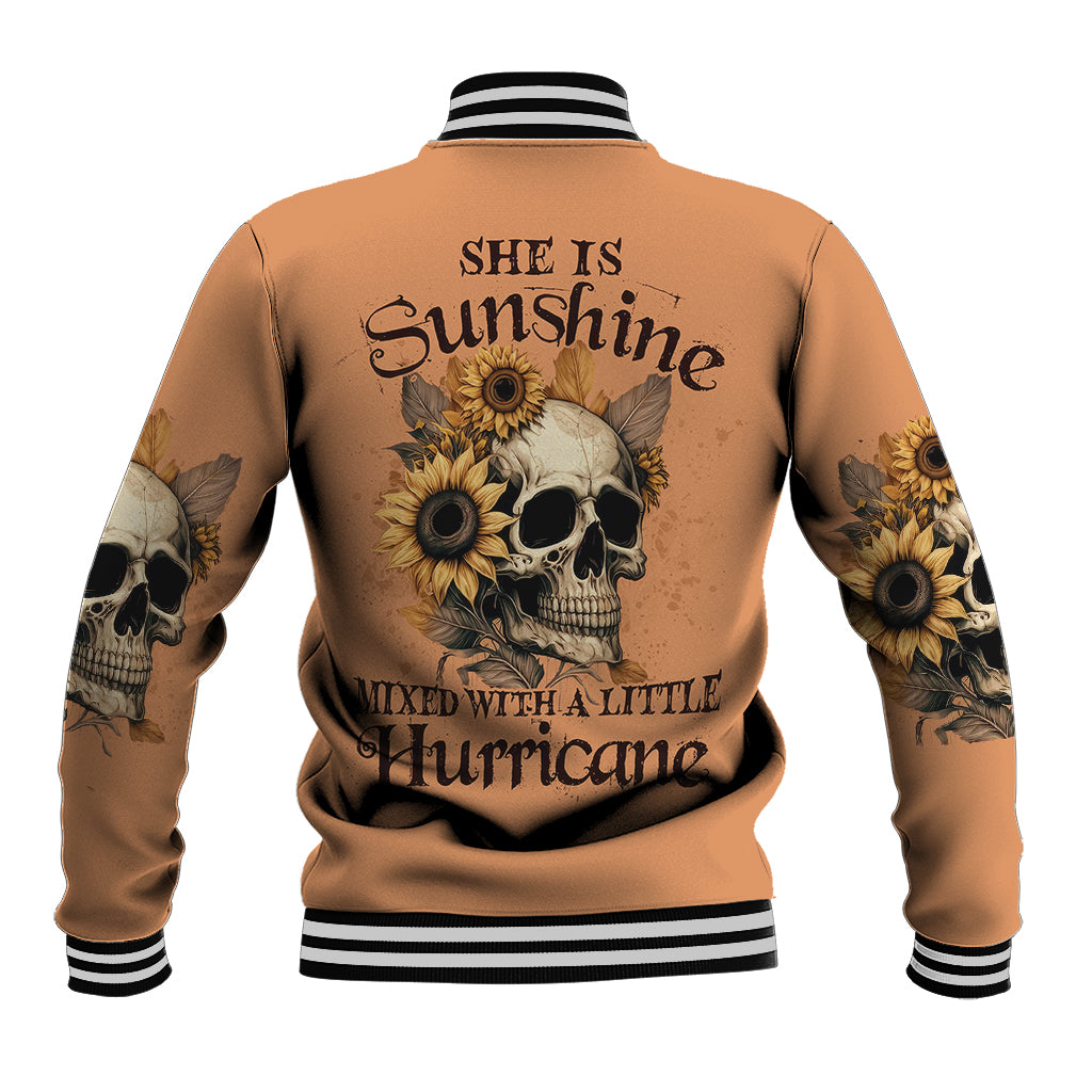 sunflower-skull-baseball-jacket-she-is-sunshine-mixed-with-a-little-hurricance