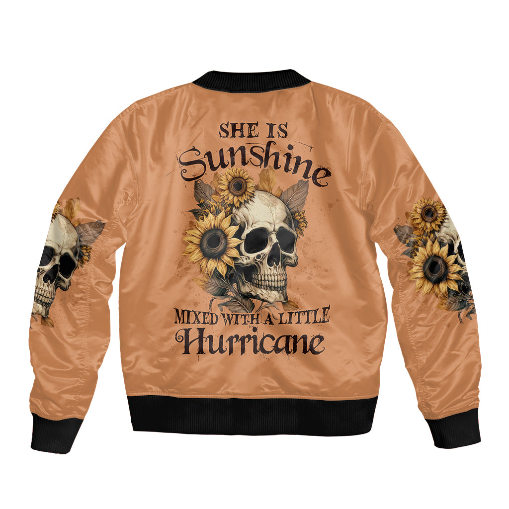 sunflower-skull-bomber-jacket-she-is-sunshine-mixed-with-a-little-hurricance