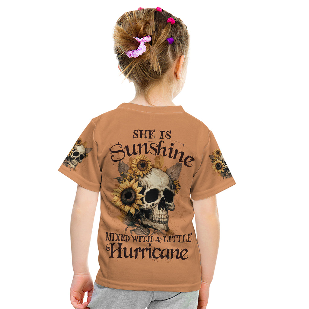 sunflower-skull-kid-t-shirt-she-is-sunshine-mixed-with-a-little-hurricance