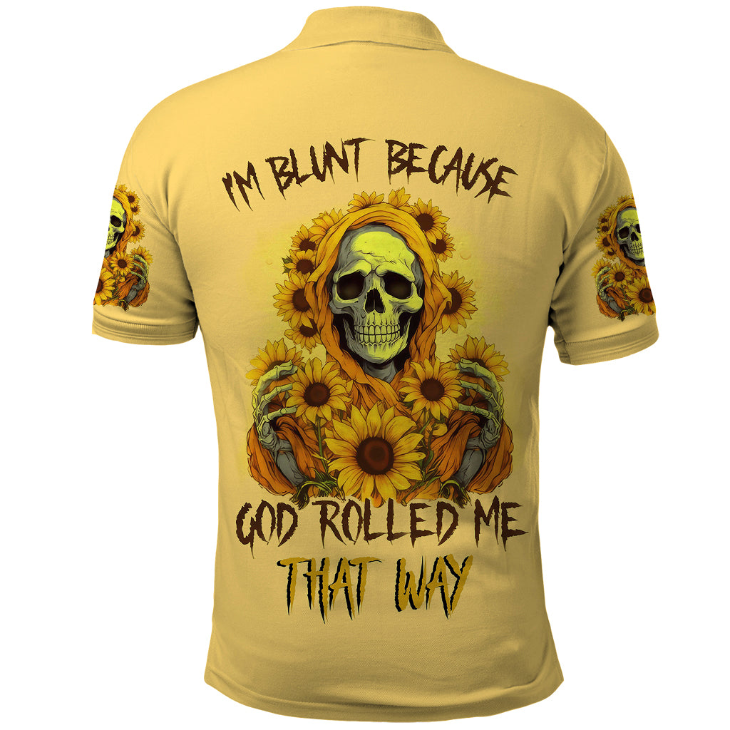 sunflower-skull-polo-shirt-im-blunt-because-god-rolled-me-that-way