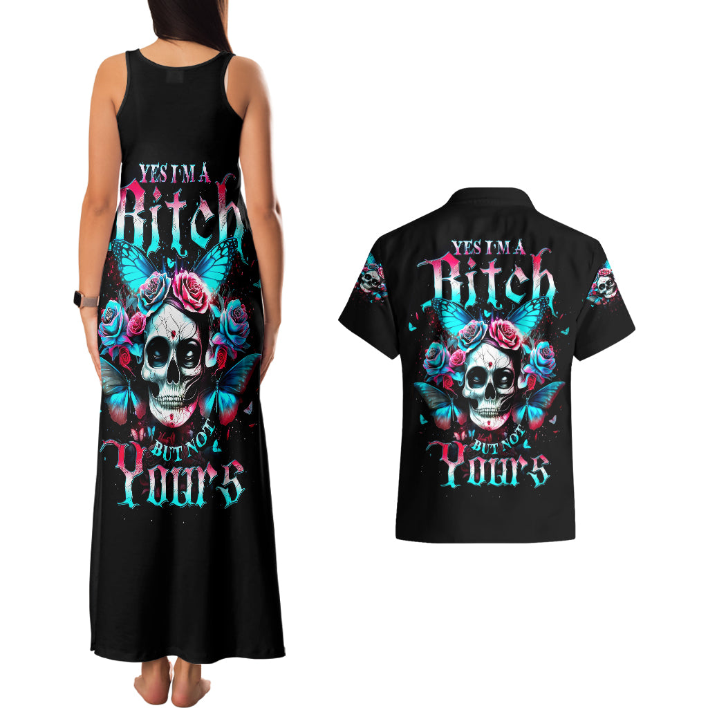 butterfly-skull-couples-matching-tank-maxi-dress-and-hawaiian-shirt-yes-im-bitch-but-not-your