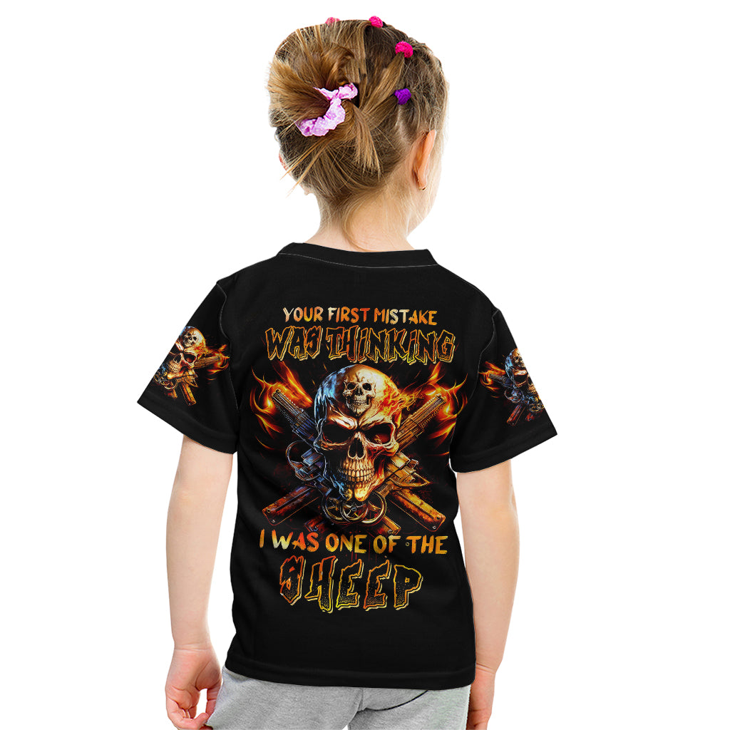 fire-gun-skull-kid-t-shirt-your-first-mistake-was-thinking-i-was-one-of-the-sheep