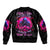 Rose Skull Bomber Jacket I Have 3 Sides And You Never Want To See