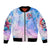 Rose Skull Bomber Jacket The Good Girl In Me Got Tired Of The Bullshit