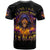 Flame Skull T Shirt I Talk I Smite But Be Careful When I Silent