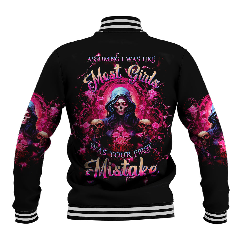 Rose Skull Baseball Jacket I Hold A Beast An Angel And A Crazy Lady In Me