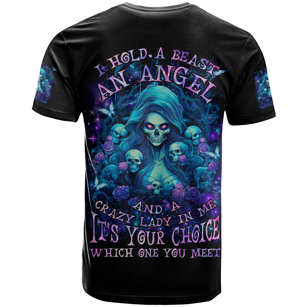 Flame Skull T Shirt If You Kick Me When I'm Down You Better Pray I Don't Get Up