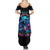 Witch Skull Summer Maxi Dress I'm A Good Person But Don't Give Me A Reason To Show My Evel Side