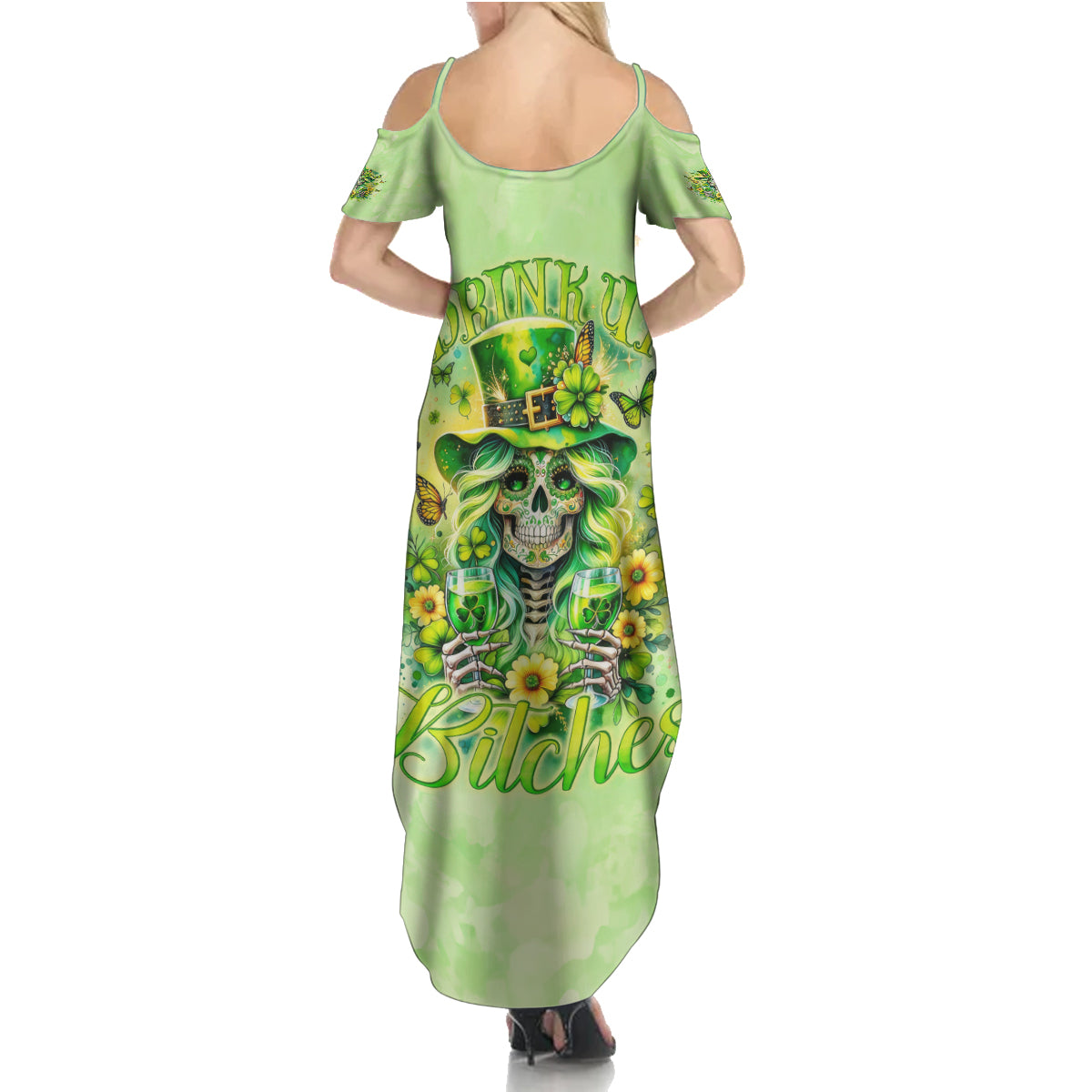 Thunder Skull Summer Maxi Dress I'm Not Anti Social I'm Just Not User Friendly