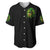 Irish Skull Baseball Jersey The Devil Whispered To Me I'm Coming For You I Whisper Back Bring Beer