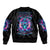 Rose Skull Bomber Jacket She Whispered Back Iam The Storm