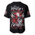 Devil Skull Baseball Jersey In Every Angel A Demon Hides And In Every Demon An Angel Strides