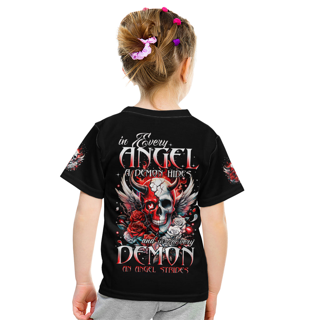 Devil Skull Kid T Shirt In Every Angel A Demon Hides And In Every Demon An Angel Strides