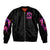 Rose Skull Bomber Jacket Beasuty In Beast Mode