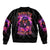 Rose Skull Bomber Jacket Beasuty In Beast Mode