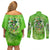 Irish Skull Couples Matching Off Shoulder Short Dress and Long Sleeve Button Shirt Irish Today