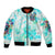 Flower Skull Bomber Jacket She Is Sunshine Mixed With A Little Hurricane