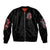 Devil Skull Bomber Jacket The Perseon I Afraid Of Is Myself That Fucker Is Crazy