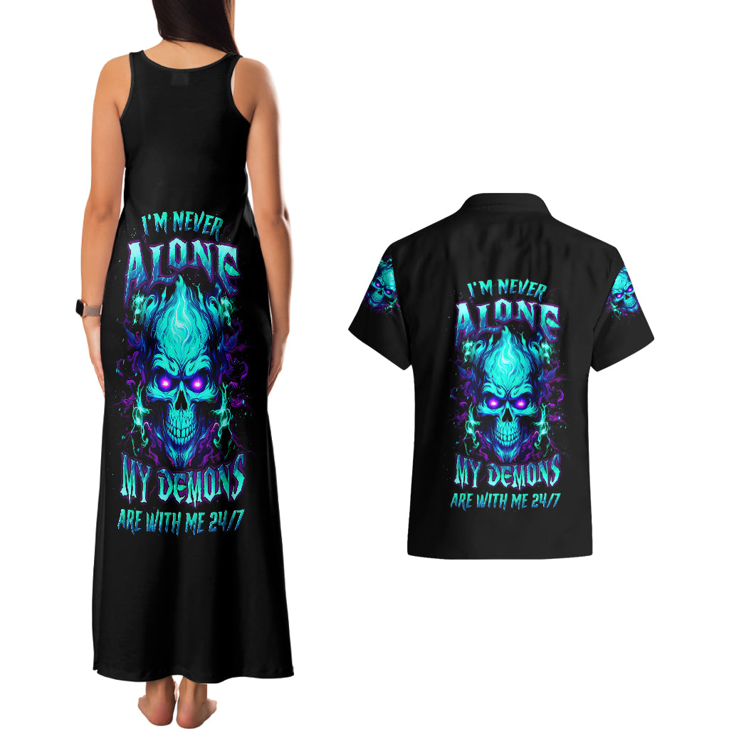 flame-skull-couples-matching-tank-maxi-dress-and-hawaiian-shirt-im-never-alone-my-demons-with-me-247