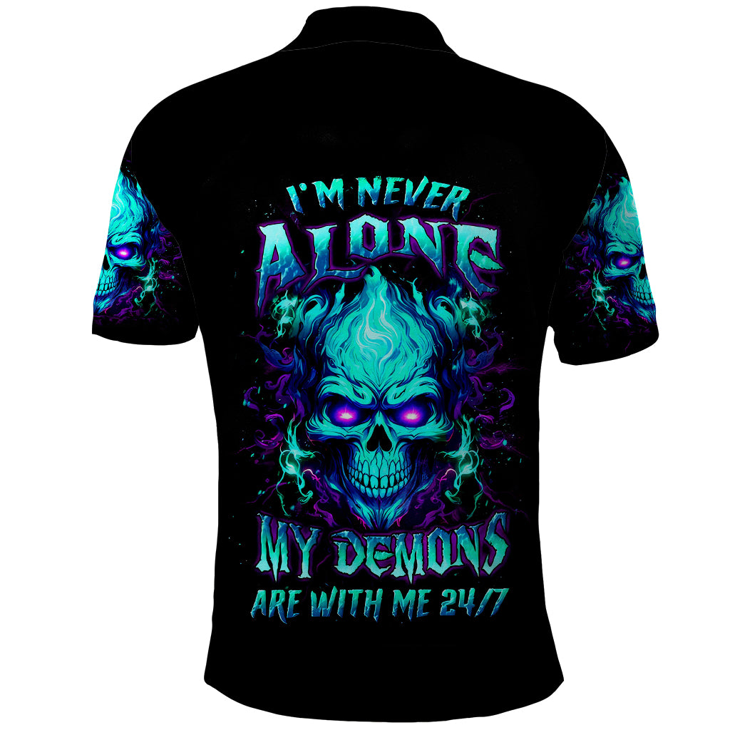 flame-skull-polo-shirt-im-never-alone-my-demons-with-me-247