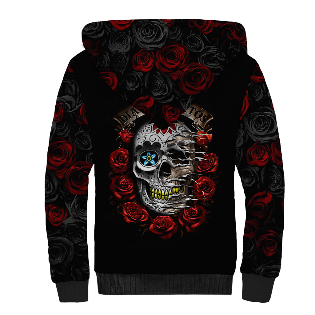 dia-de-muertos-sherpa-hoodie-day-of-the-death-rose-skull