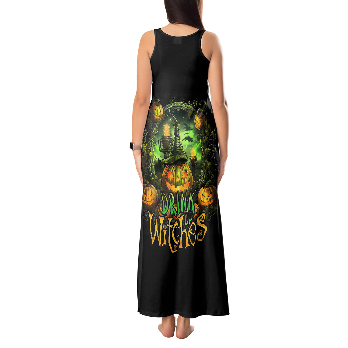 pumpkin-skull-tank-maxi-dress-drink-up-witches