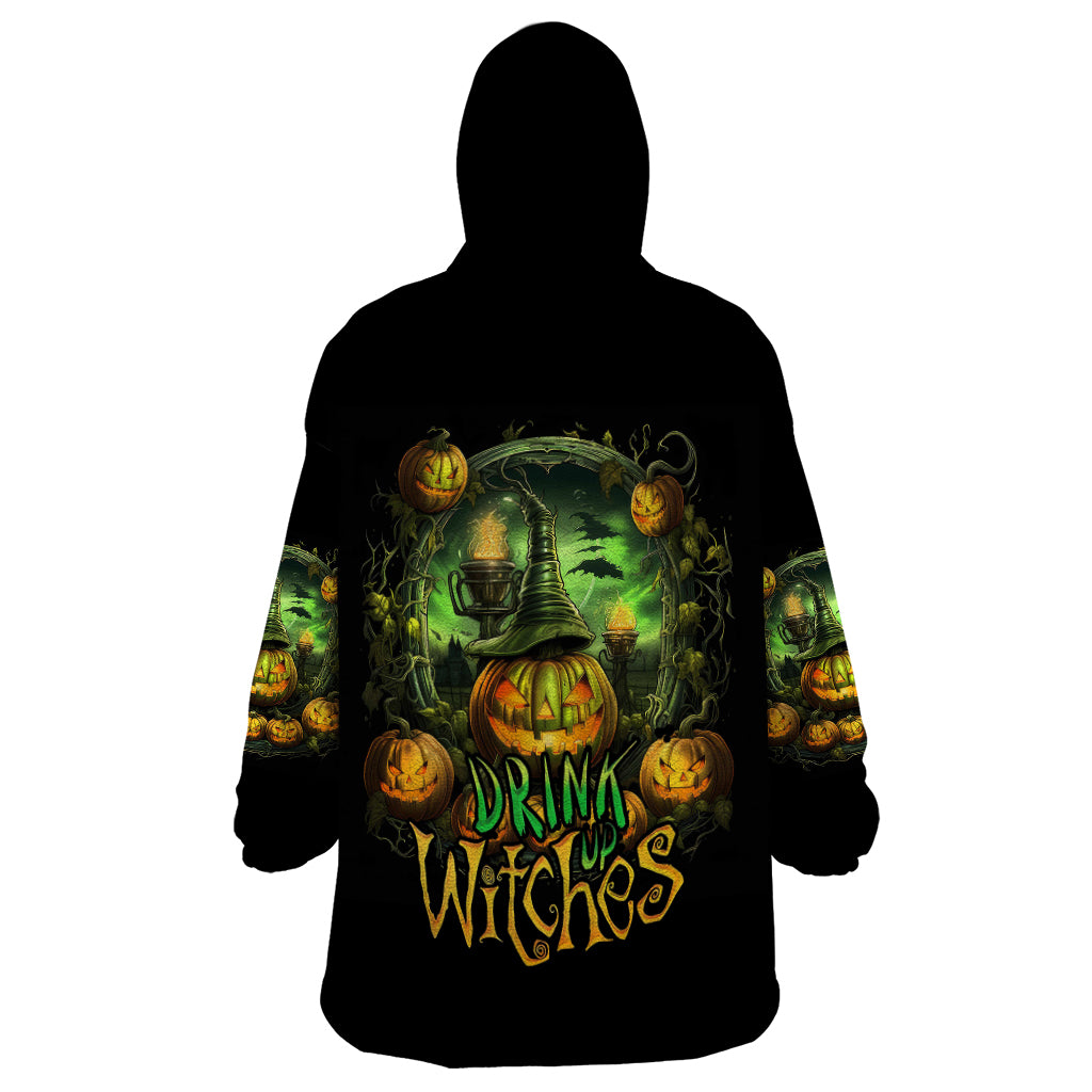 pumpkin-skull-wearable-blanket-hoodie-drink-up-witches