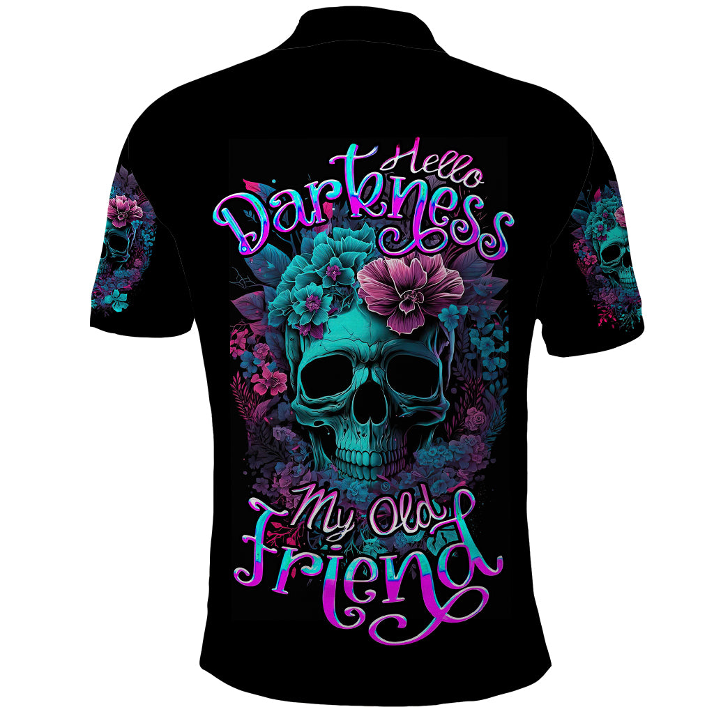 flower-skull-polo-shirt-hello-darkness-my-old-friend