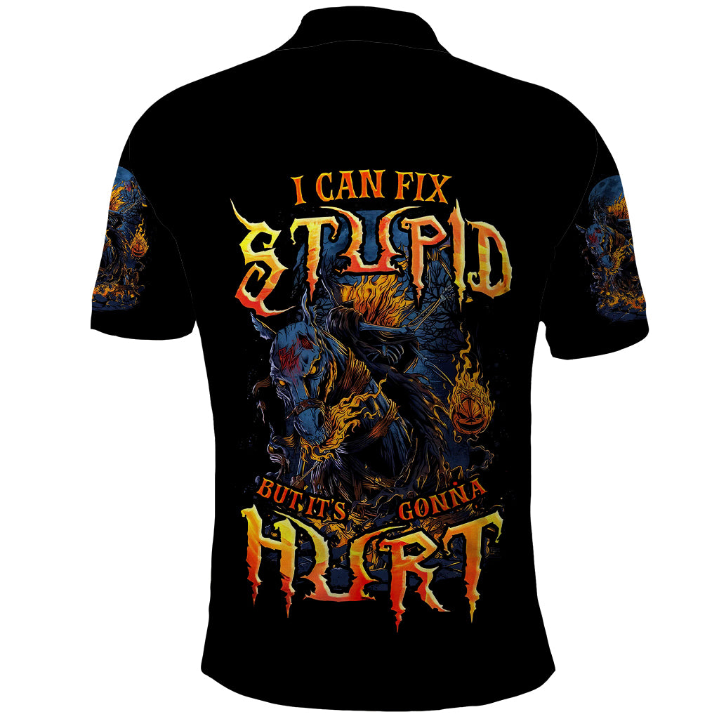 jack-o-lantern-skull-polo-shirt-i-can-fix-stupid-but-its-gonna-hurt