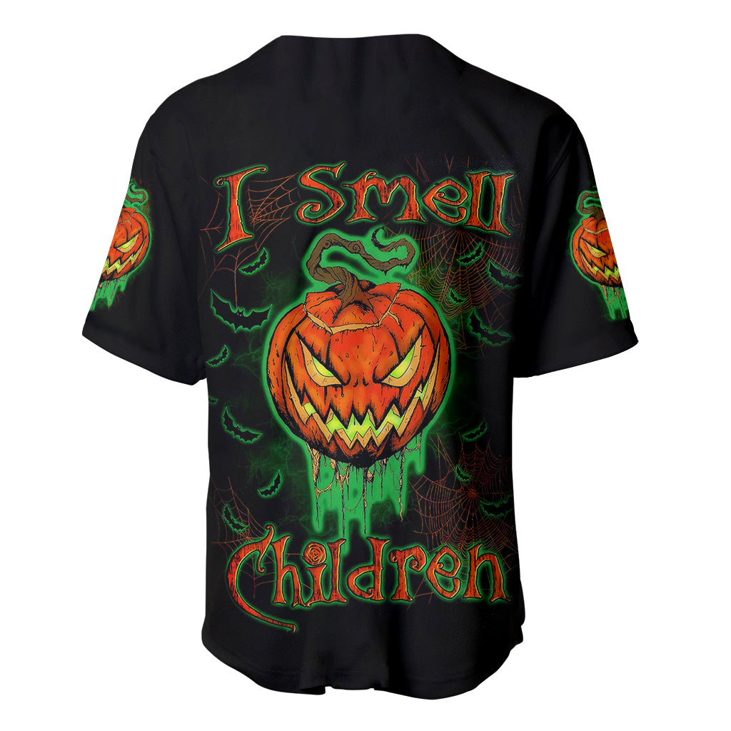 jack-o-lantern-skull-baseball-jersey-i-smell-children