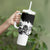 Fire Skull Tumbler With Handle Scream In Fire